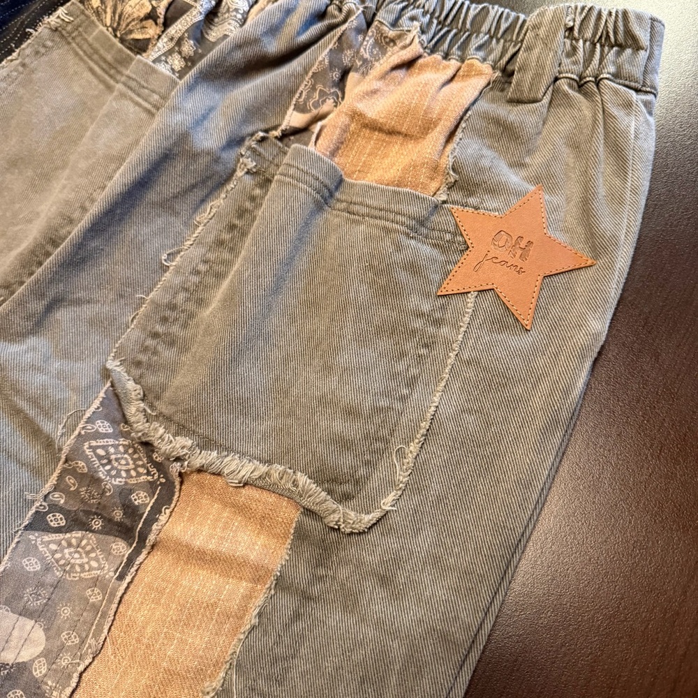 Oli & Hali It’s Your Thing Patchwork Twill Jeans - Picture 4 of 7